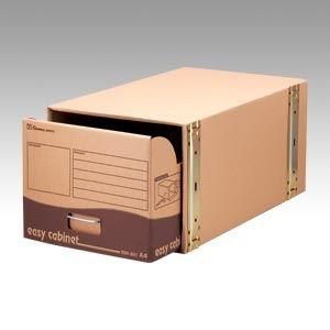 （まとめ） ゼネラル イージーキャビネット 段ボール製・補強材：鉄製 強化型 ECK-001 1個入 〔×2セット〕