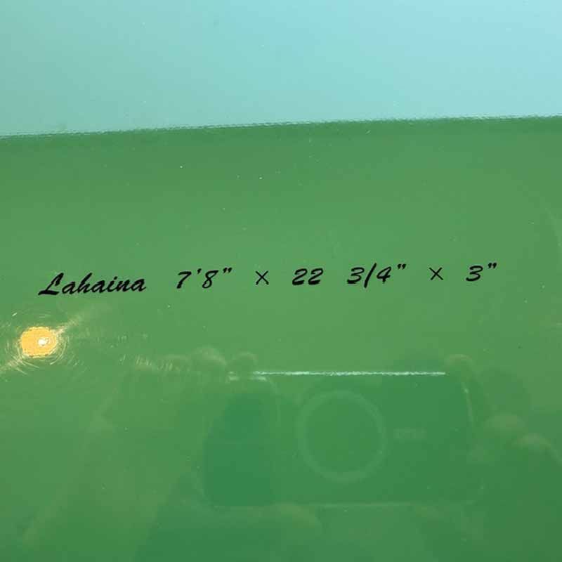 訳ありサーフボード 7'8 ミッドレングス LAHAINA FUN BOARD ラハイナ
