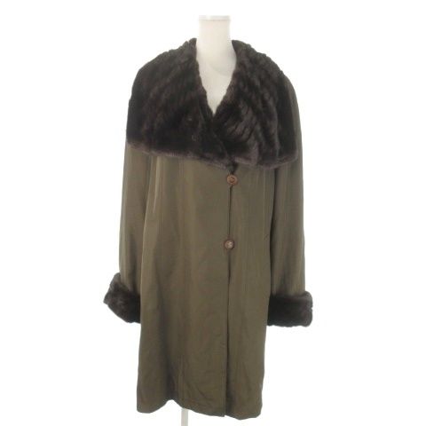 コペンハーゲンファー KOPENHAGEN FUR ロング コート ビッグカラー 