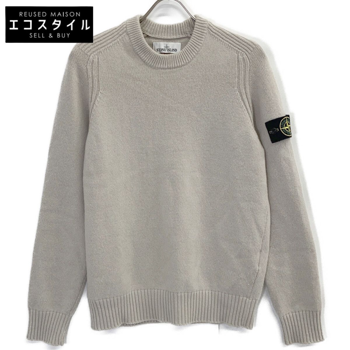 STONE ISLAND ストーンアイランド 7115552A3 ロゴワッペン クルー 