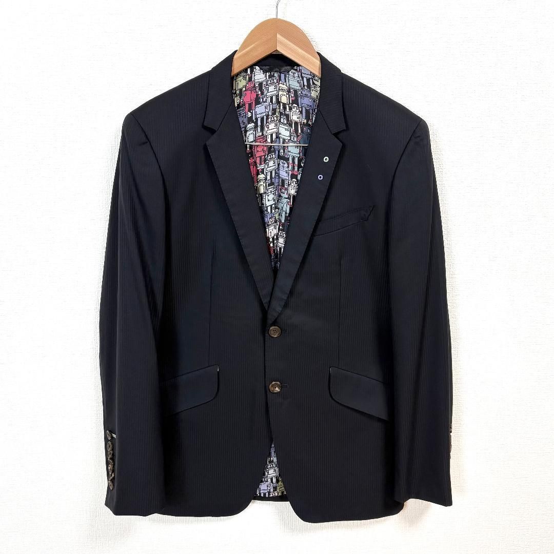Paul Smith COLLECTION スーツ M 黒 裏地ロボット柄 - メルカリ