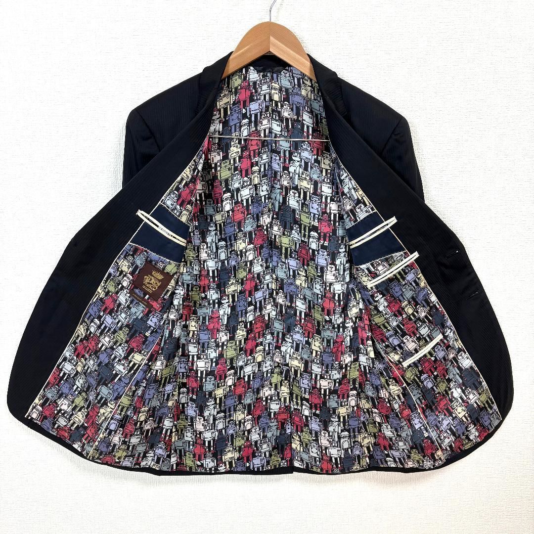 Paul Smith COLLECTION スーツ M 黒 裏地ロボット柄 - メルカリ