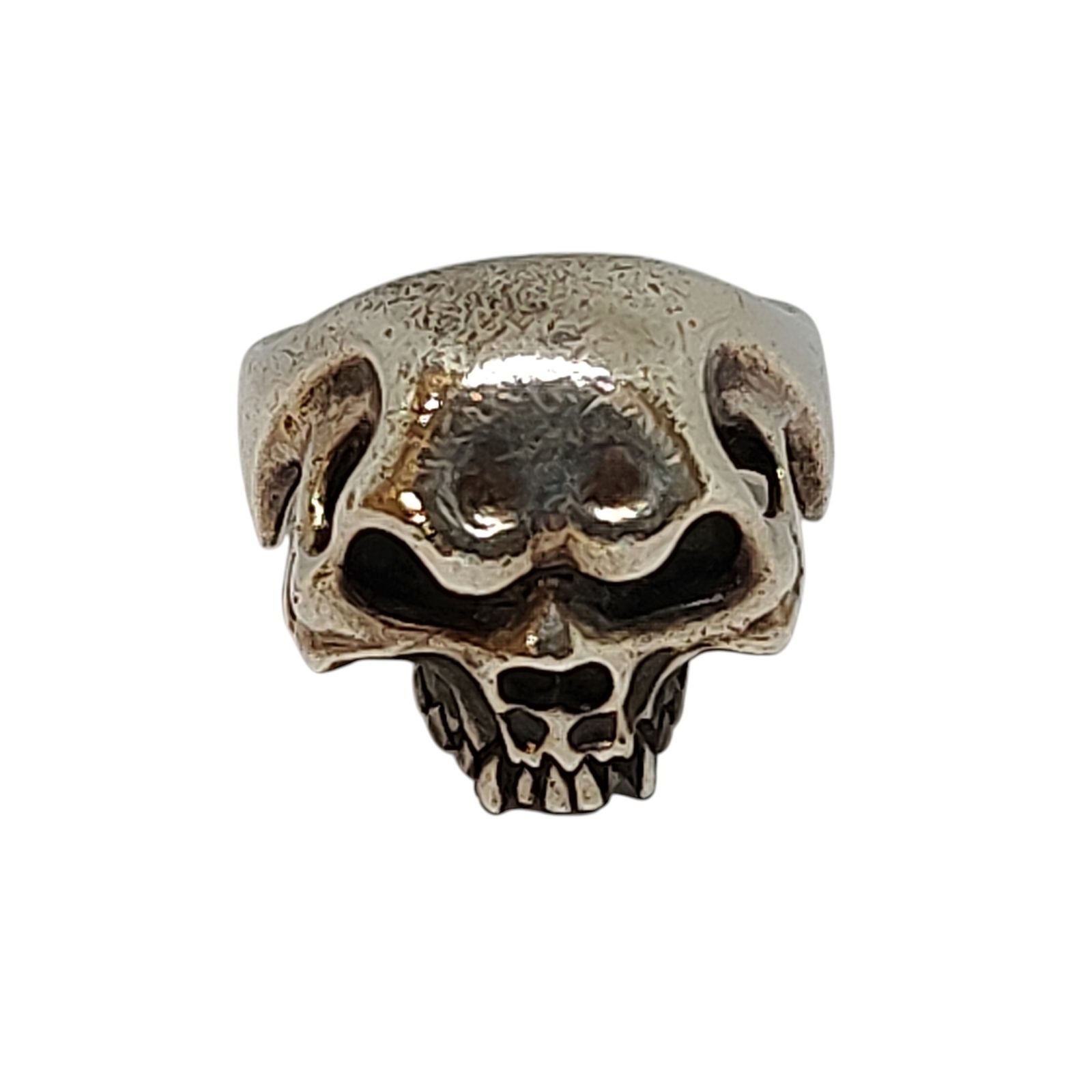 STRANGE FREAK DESIGNS ストレンジフリークデザインス Skull Ring スカル リング 12号 シルバー メンズ
