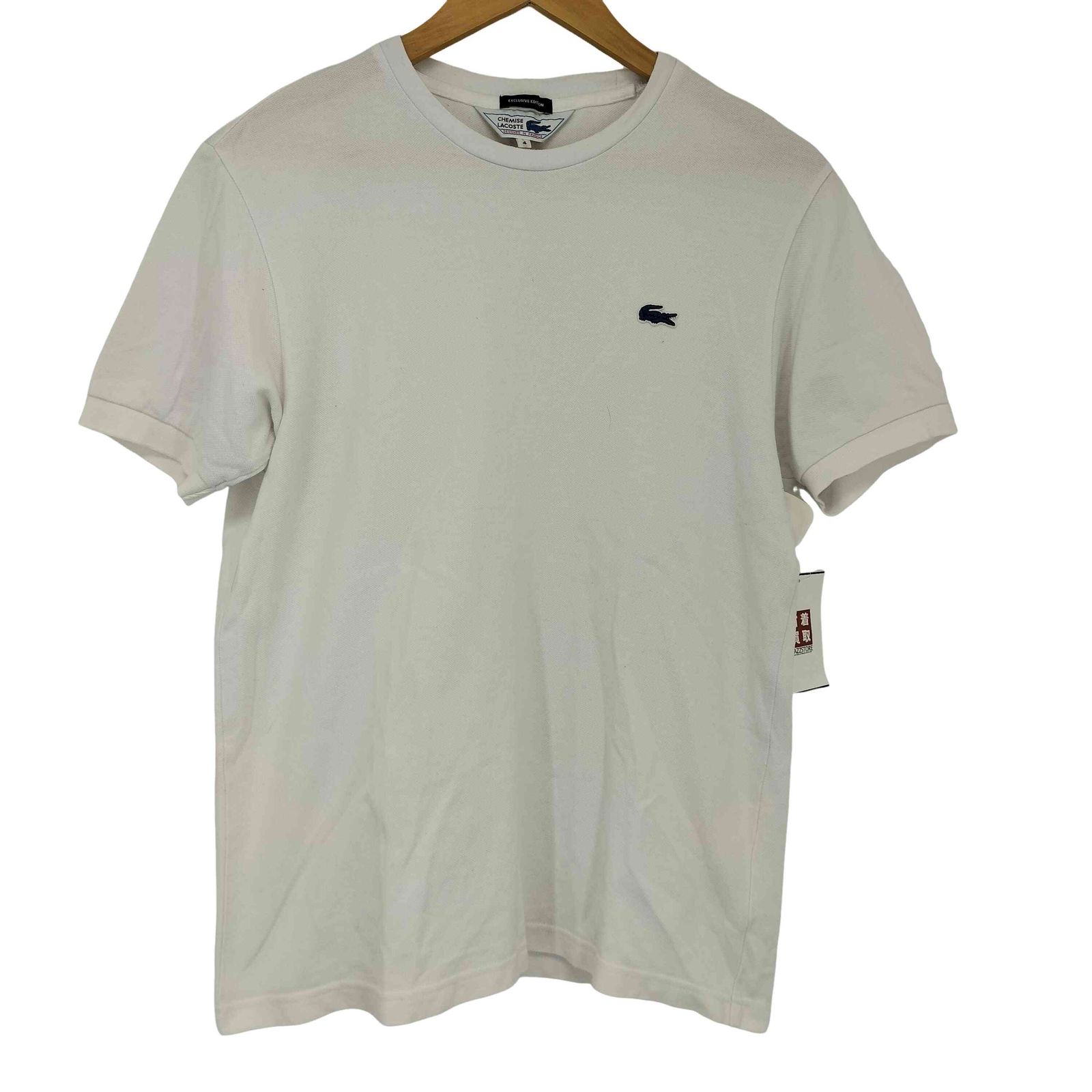 シュミーズラコステ CHEMISE LACOSTE 別注 鹿の子 ワンポイント ロゴ T