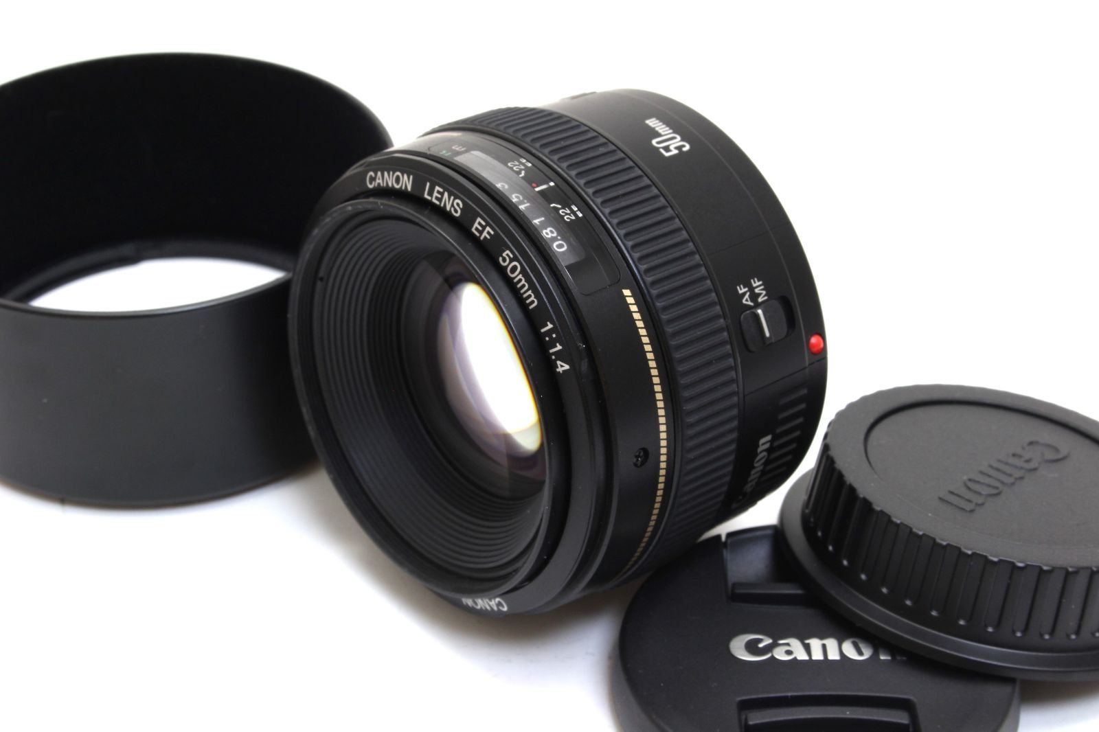 AA (新品級) Canon キヤノン EF 50mm F1.4 USM 初期不良返品無料 2-210 