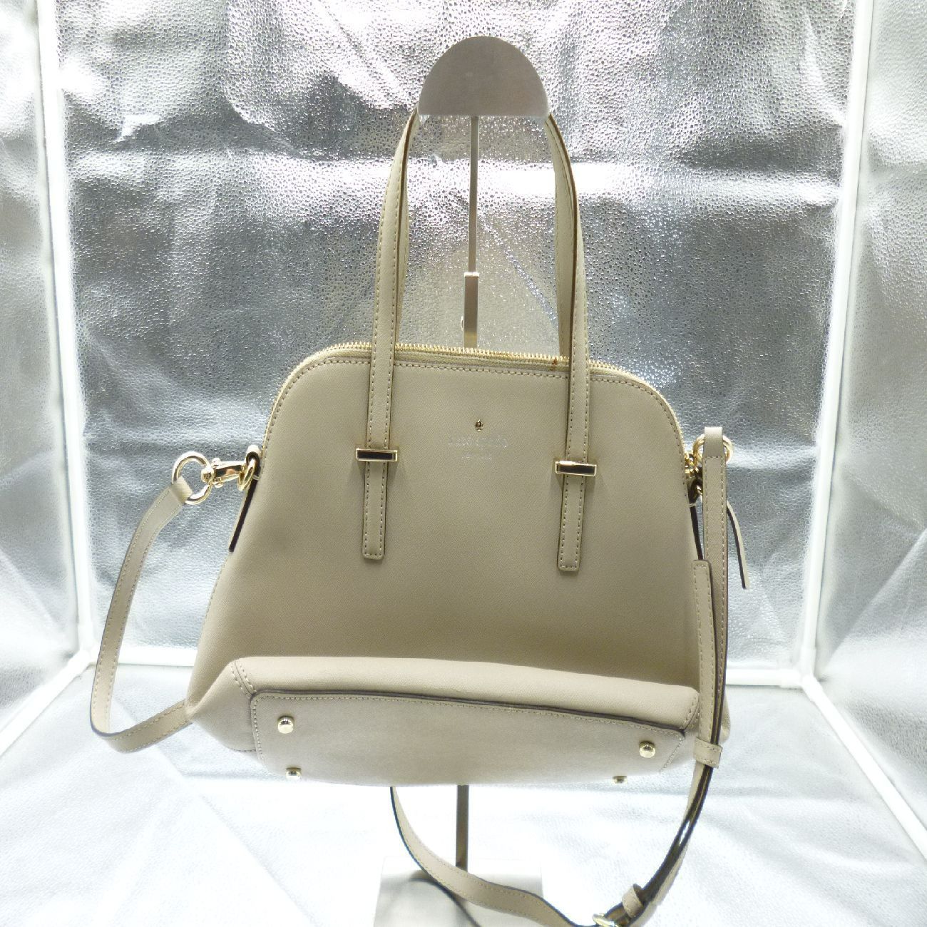 ケイトスペード katespade ショルダーバッグ ハンドバッグ 2way グレー 