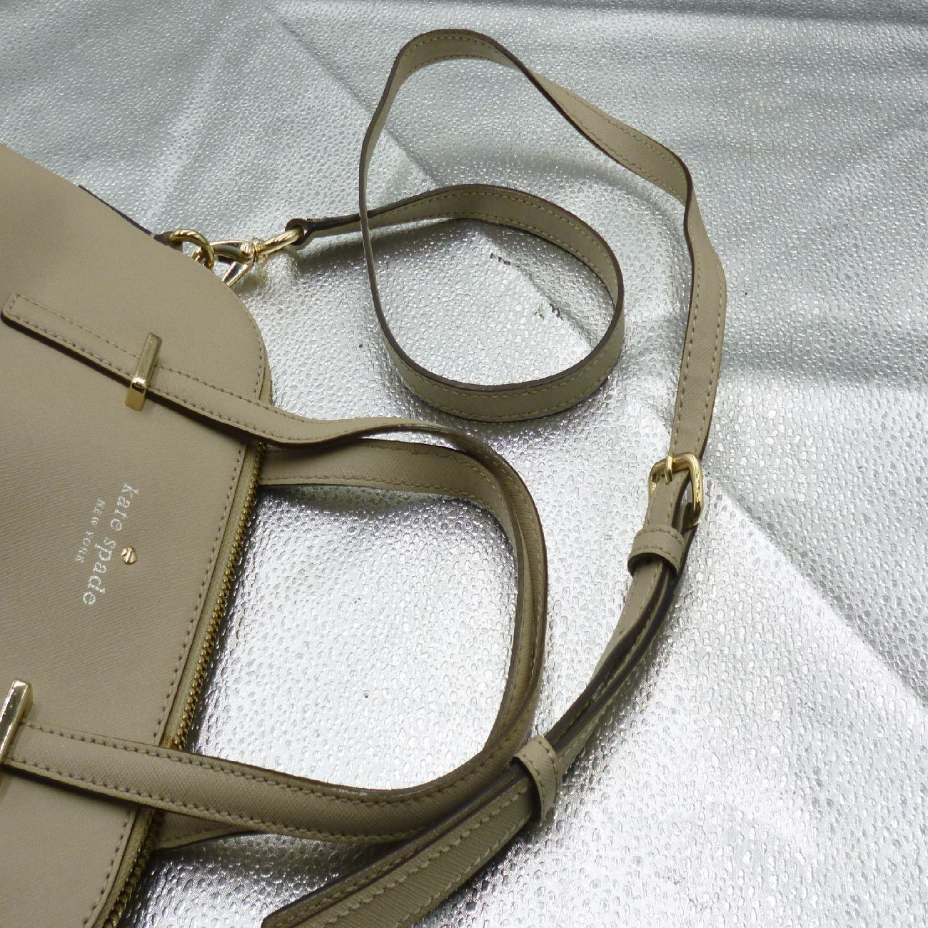 ケイトスペード katespade ショルダーバッグ ハンドバッグ 2way グレー 