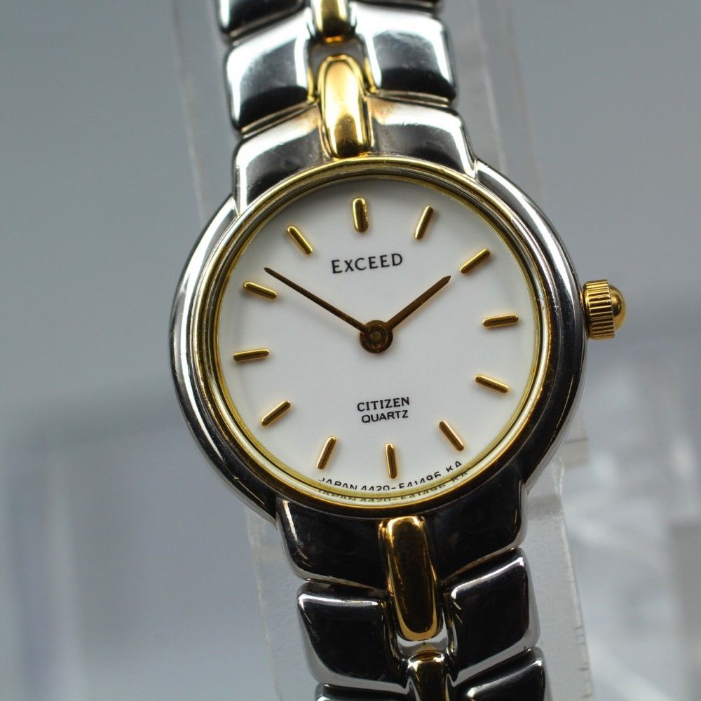 稼働品】CITIZEN エクシード 4420-E40646 ブレスレット クオーツ