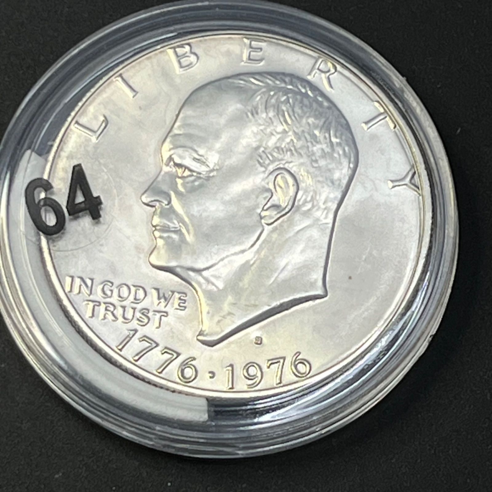 アメリカ銀貨】1976年 アイゼンハワー 1ドル銀貨 建国200周年記念 