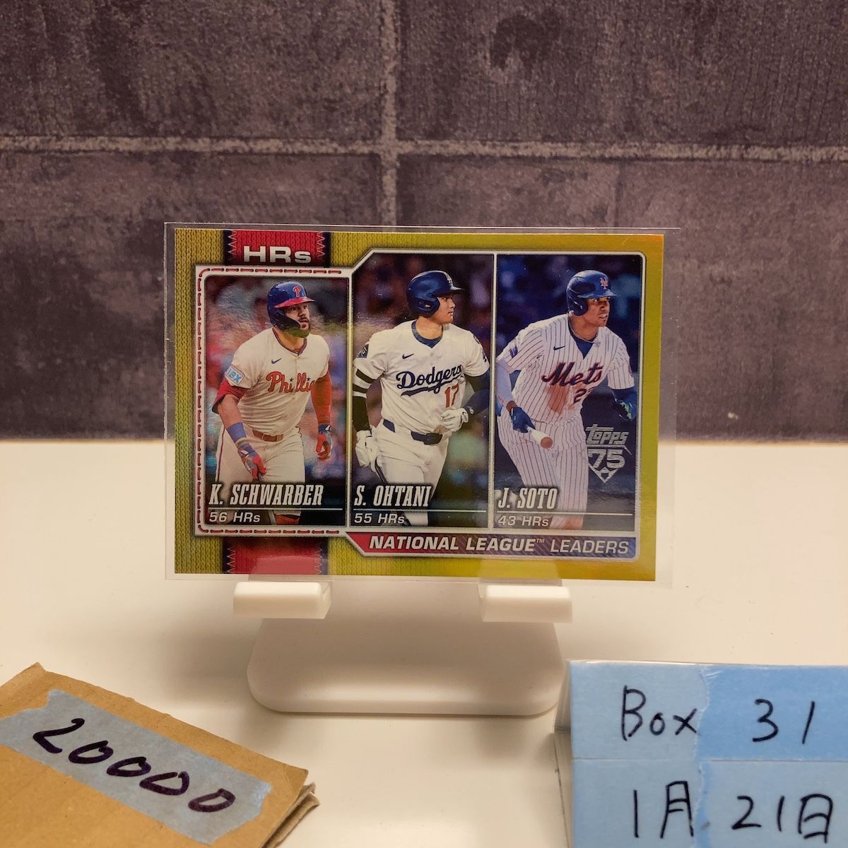 2025 Topps Kyle Schwarber / Shohei Ohtani 大谷翔平 / Juan Soto 096 