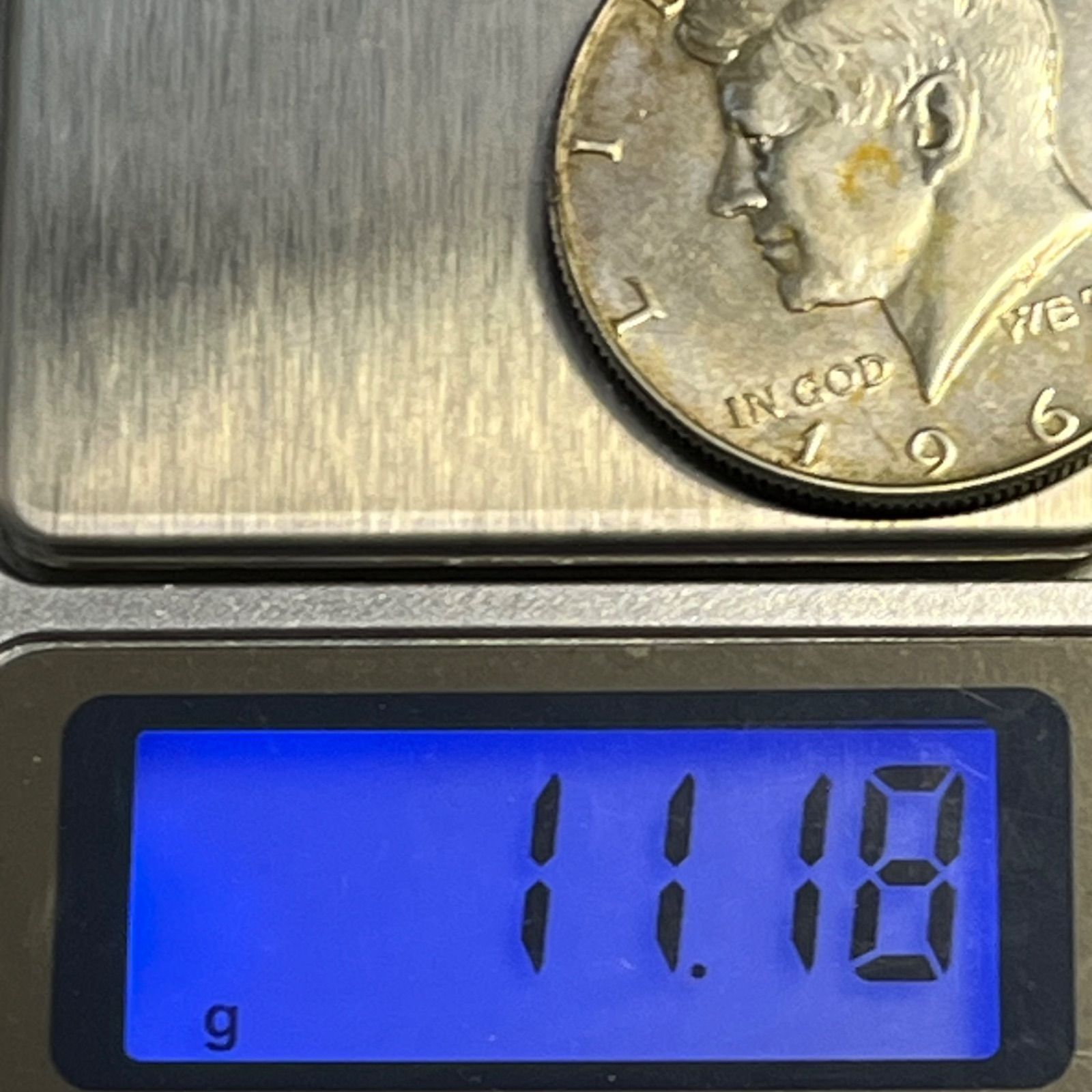 アメリカ銀貨】1967年 ケネディ ハーフダラー 50セント銀貨 銀40％ USA