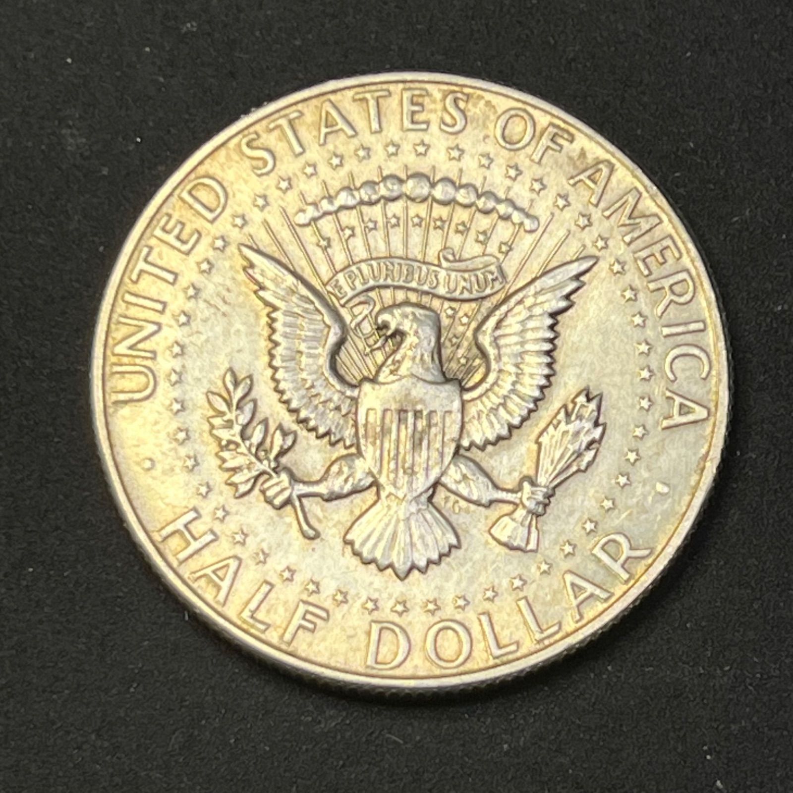 アメリカ銀貨】1965年 ケネディ ハーフダラー 50セント銀貨 銀40