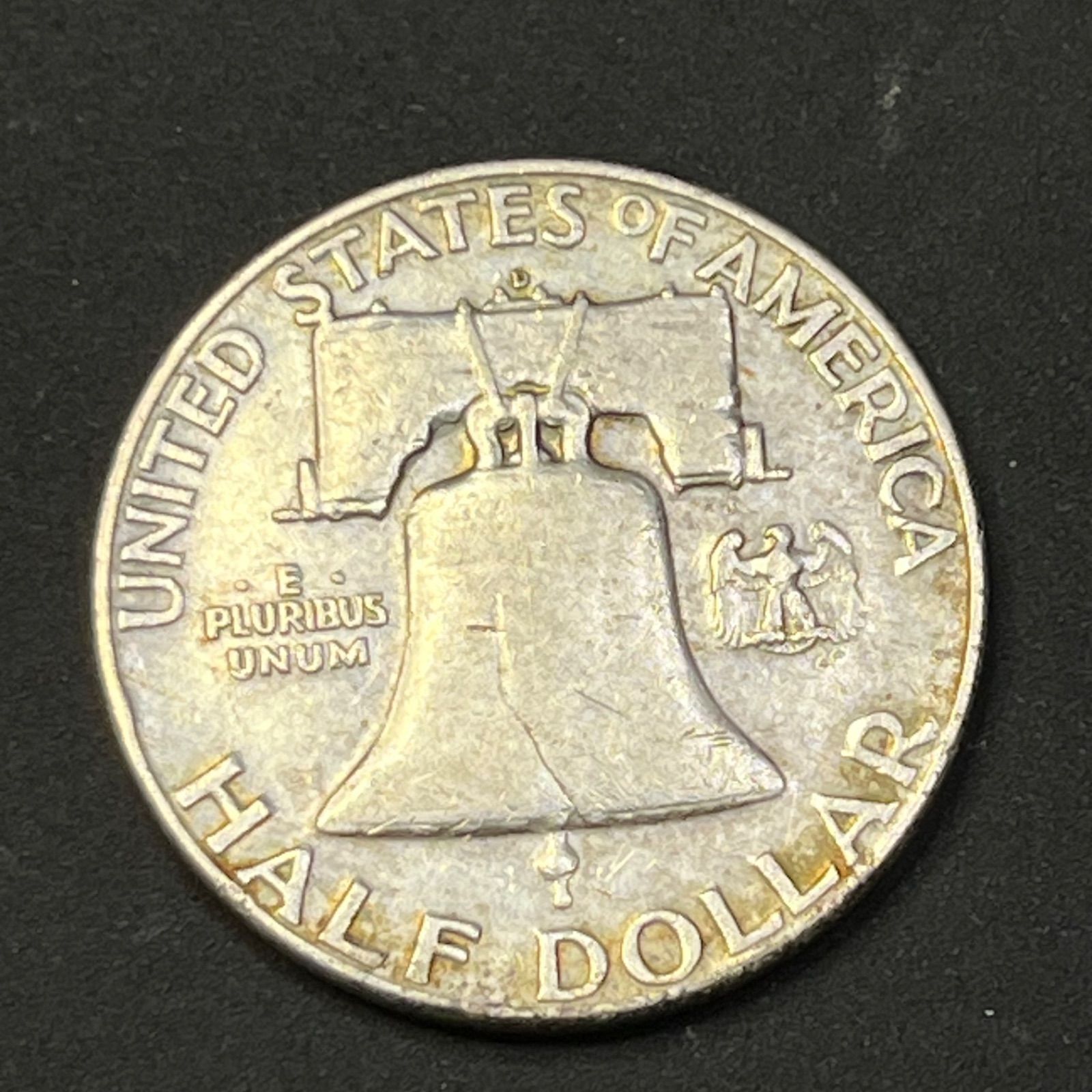 アメリカ銀貨】1953年 フランクリン ハーフダラー 銀90％ リバティベル