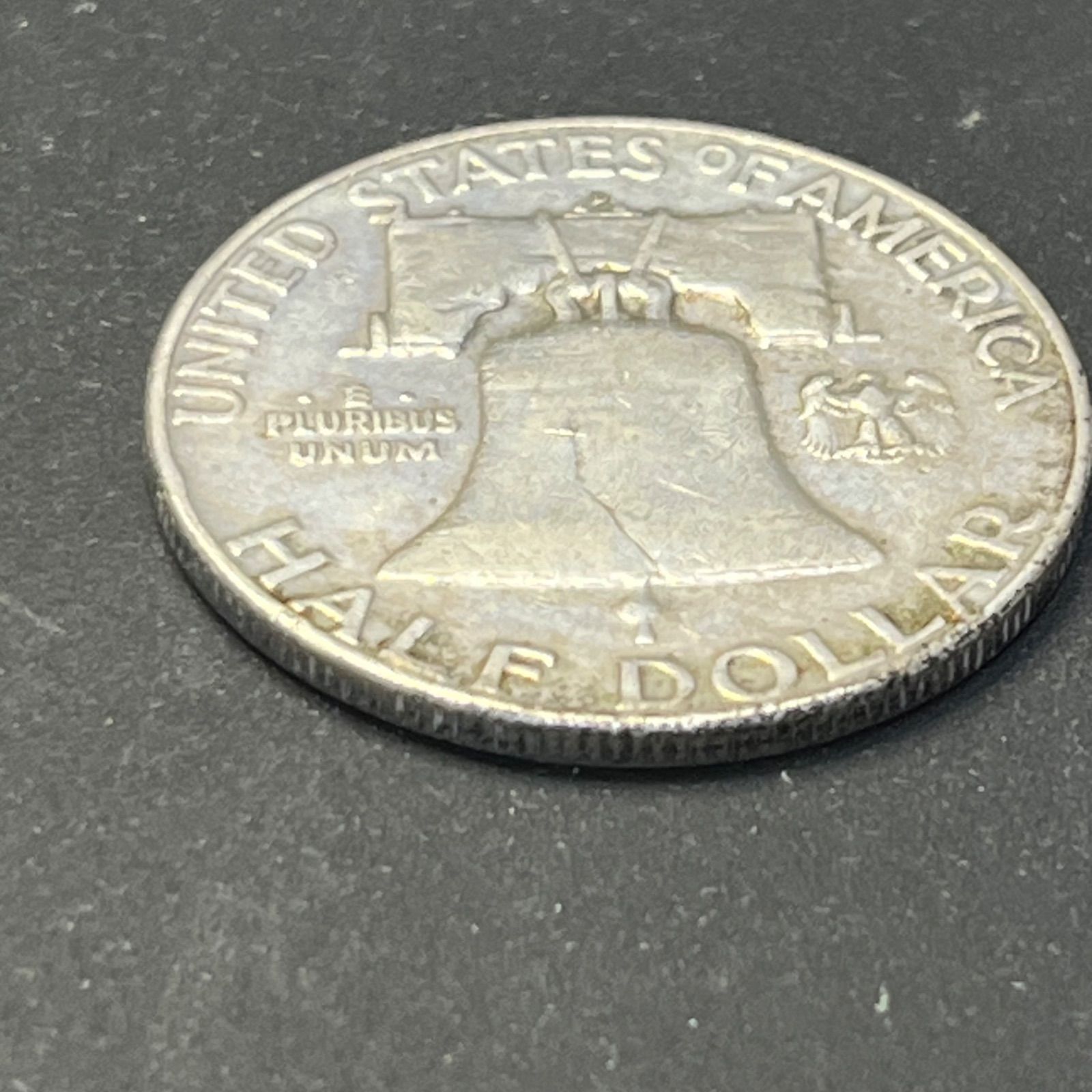 アメリカ銀貨】1953年 フランクリン ハーフダラー 銀90％ リバティベル