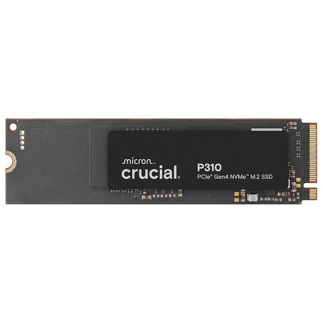 Crucial P310 1TB SSD PCIe Gen4 NVMe M.2 2280 最大7,100MB/秒 ノートパソコン デスクトップ(PC) ハンドヘルドゲーム機用 Acronisデータ復旧ソフトウェア付き ソリッドステートドライブ - CT100