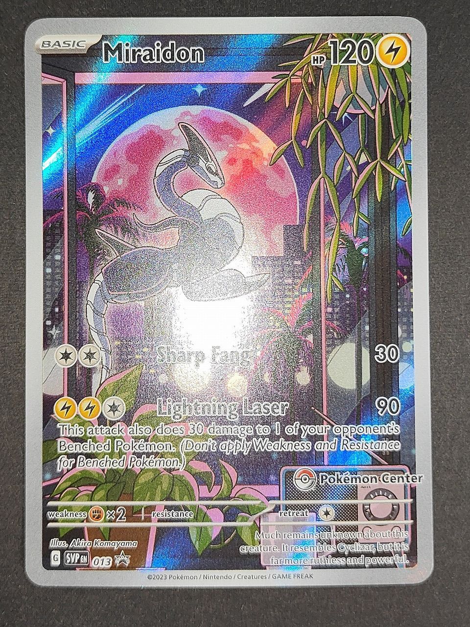 eb299 Miraidon - SVPEN 013 ポケモンカード 013 ミライドン 英語