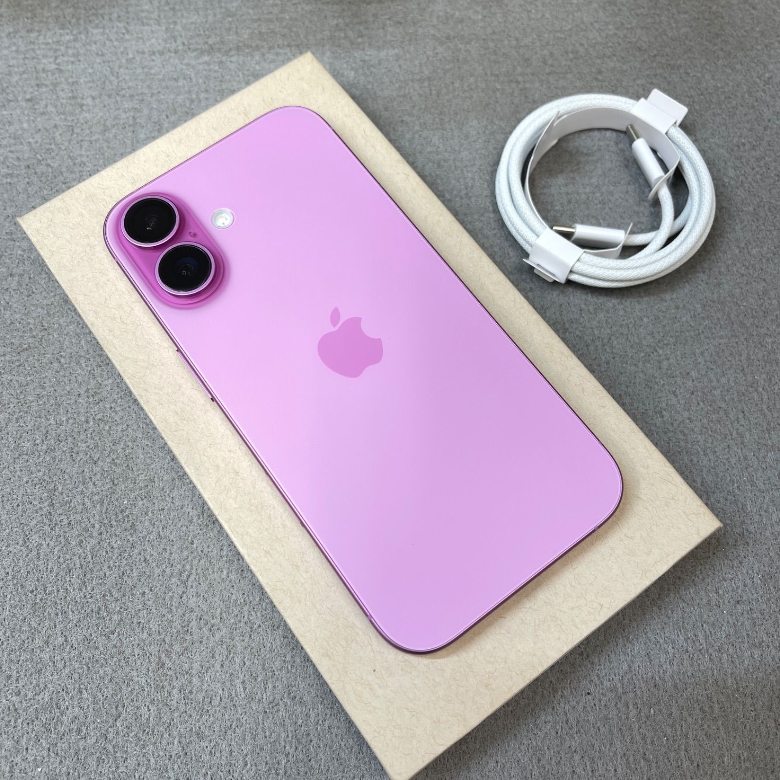 バッテリー97% iPhone 16 128GB ピンク 国内版 SIMフリー 送料無料 