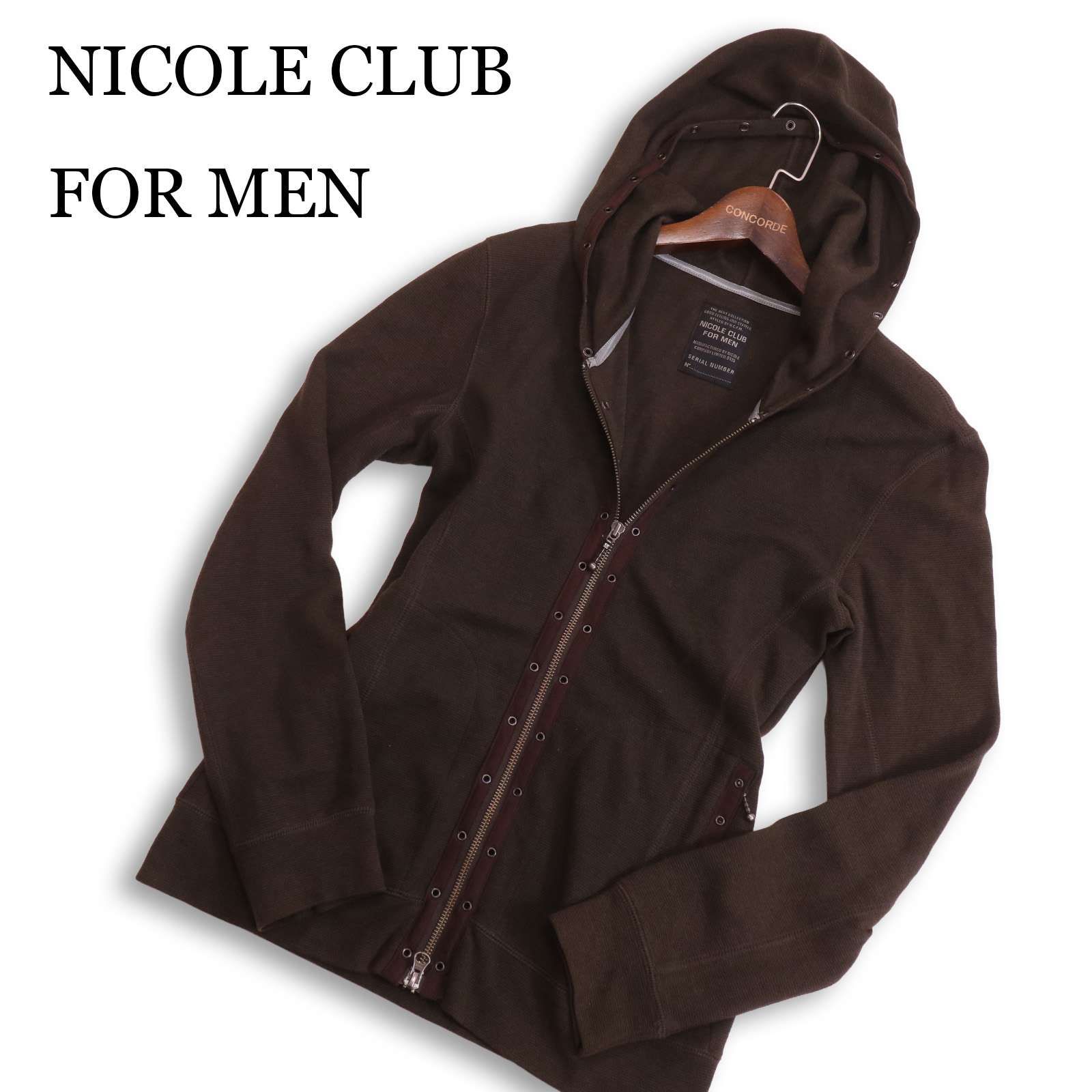 y2k 00s NICOLE CLUB FOR MEN ダブルジップパーカー 00s Y2K archive Nicole club for men half pants 48｜Yahoo!フリマ