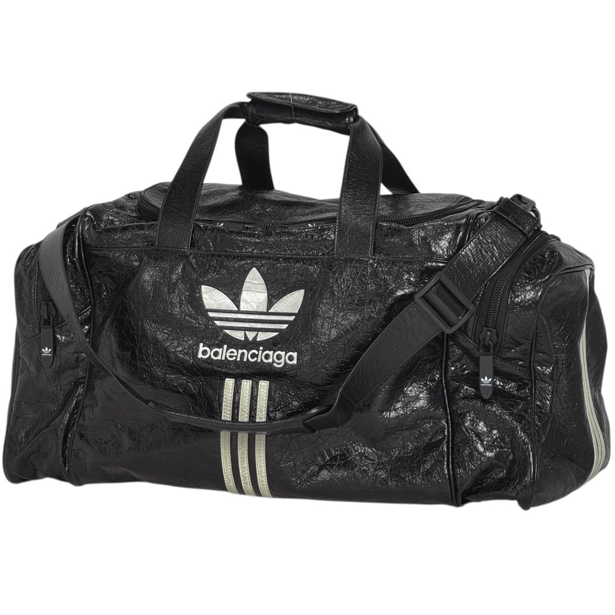 バレンシアガ BALENCIAGA ロゴ ボストンバッグ アディダス ジムバッグ