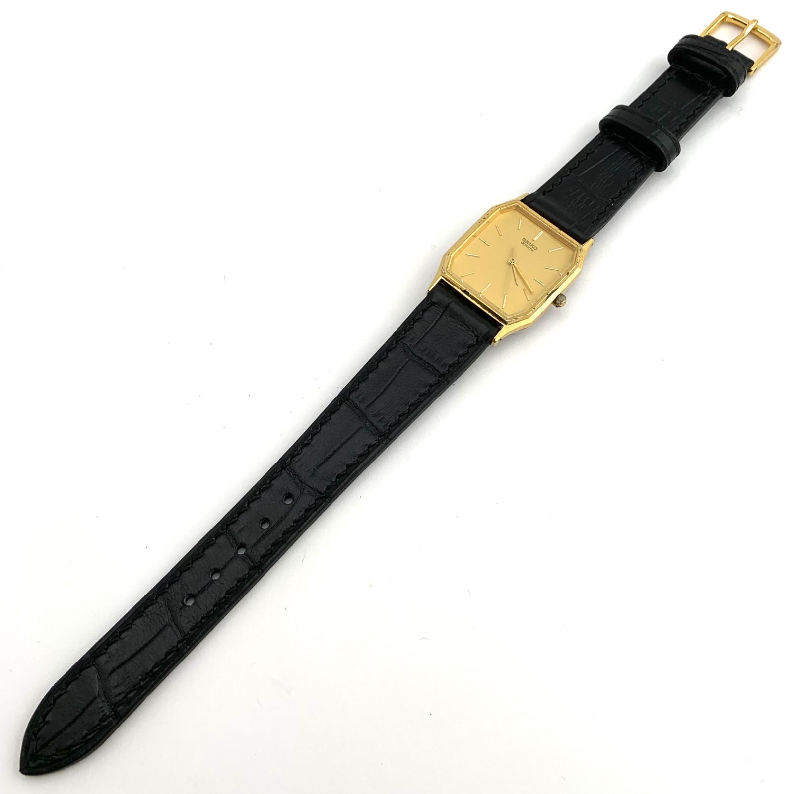 クォーツ 腕時計 9021-5260 電池切れSEIKO セイコー ゴールド文字盤 