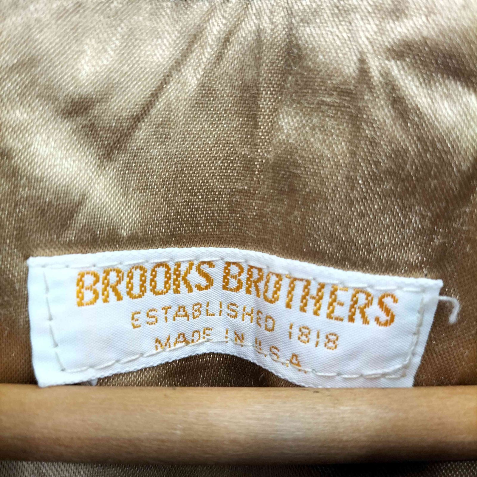 ブルックスブラザーズ BROOKS BROTHERS 70S USA製 ライナー付き