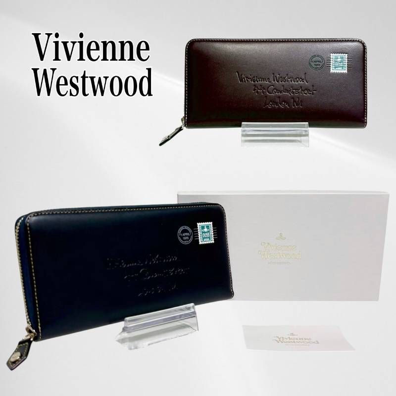 VivienneWestwood エンベロープ ラウンドファスナー長財布 【公式通販】