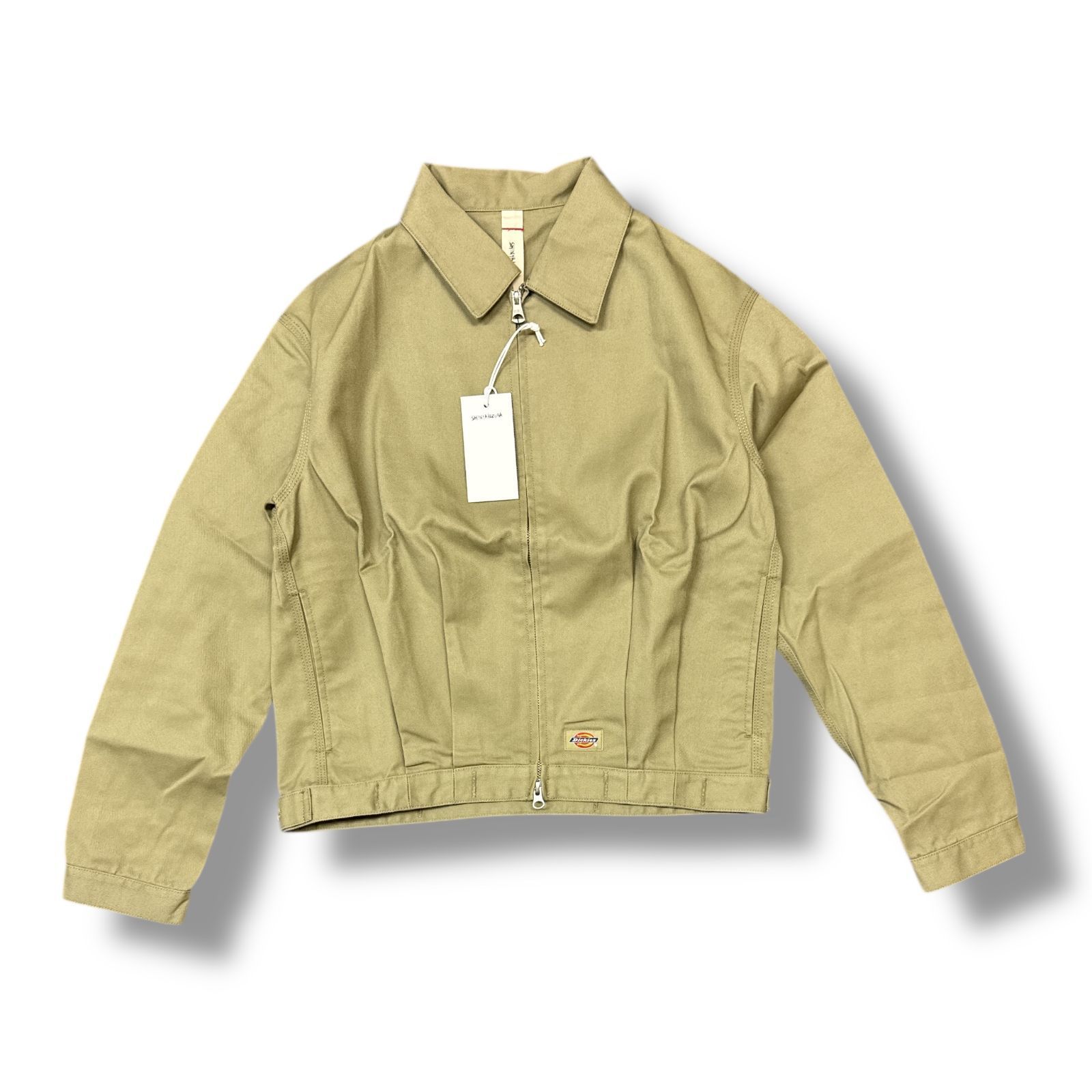 参考上代35200円 未使用 SHINYAKOZUKA  EISENHOWER JK WITH DICKIES アイゼンハワーワークジャケット ブルゾン シンヤコヅカ 2402SK119NP カーキ L （99541A5） 参考上代35200円 未使用 SHINYAKOZUKA EISENHOWER JK WITH DICKIES