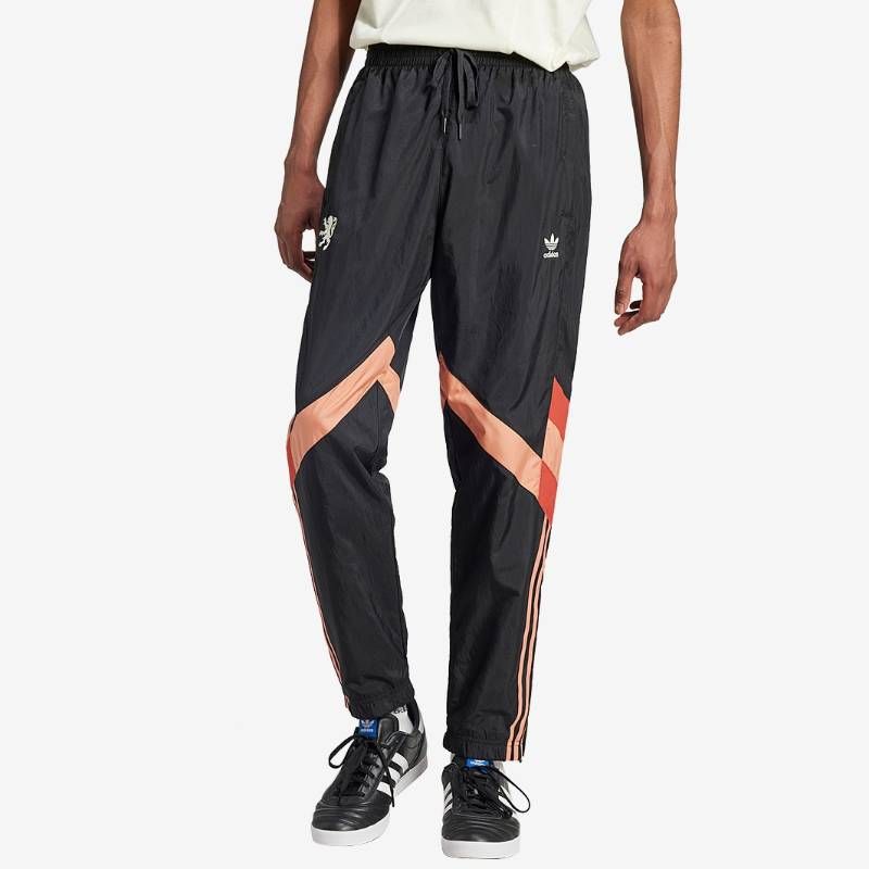 【送料無料・匿名配送】adidas Originals アディダスオリジナルス オリンピック・リヨン トラックパンツ 黒 ブラック ピーチ 新品 正規品 日本未発売