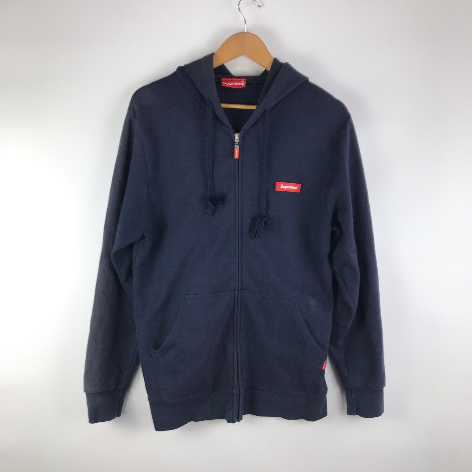 Supreme フルジップパーカー メンズ L ネイビー 3132202602250037