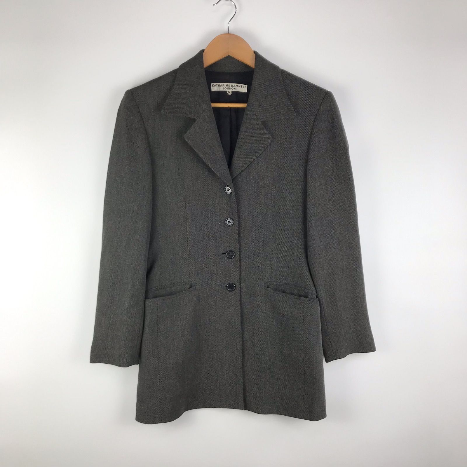KATHARINE HAMNETT LONDON テーラードジャケット メンズ M グレー 
