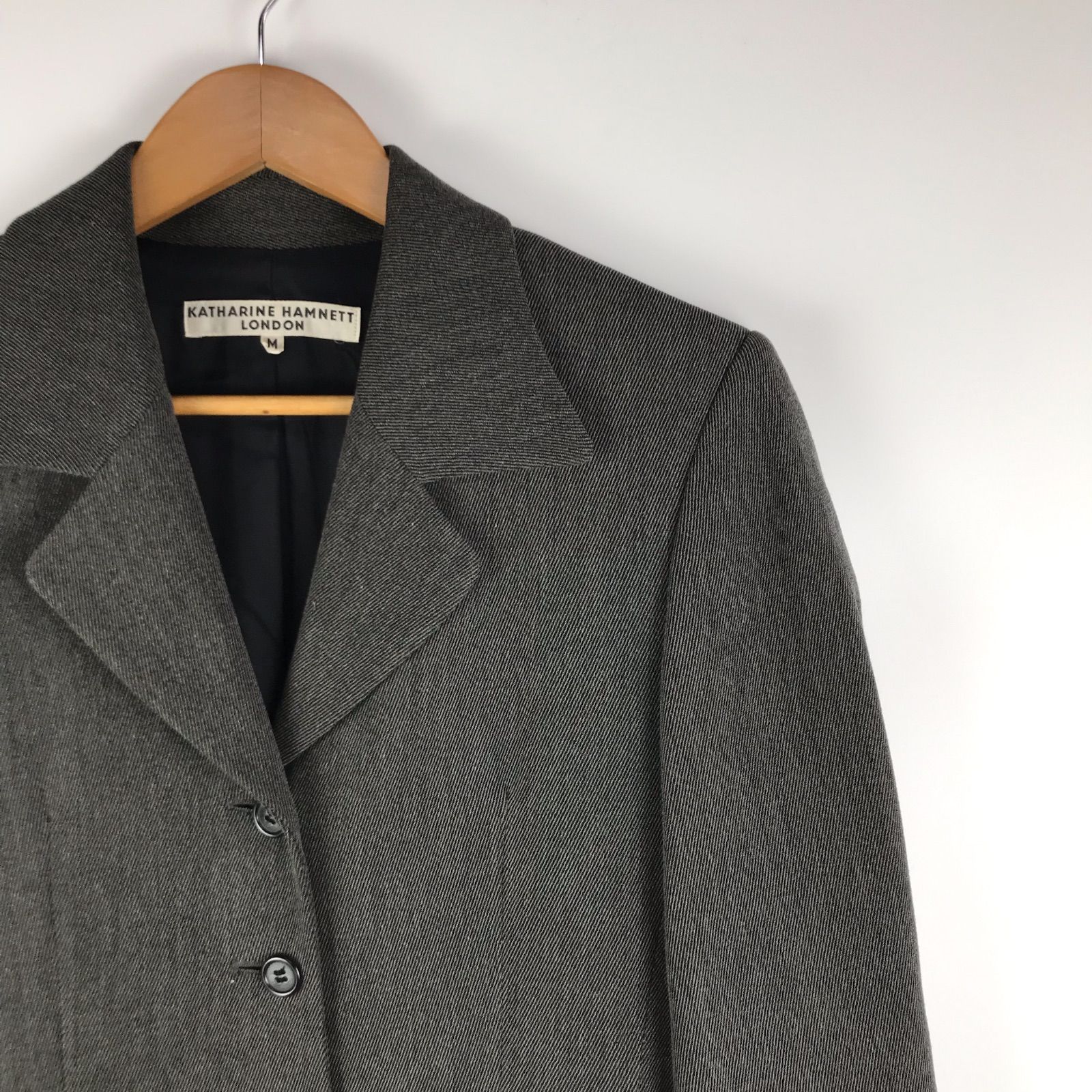 KATHARINE HAMNETT LONDON テーラードジャケット メンズ M グレー 