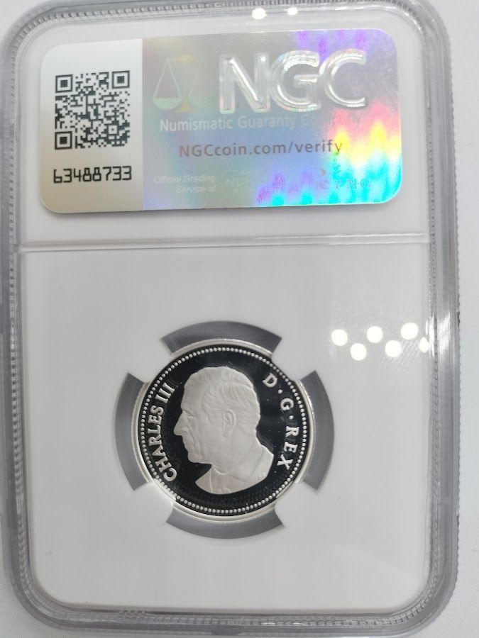 NGC PF69 2025 カナダ 25C .9999 銀貨プルーフ カリブー 【公式通販】