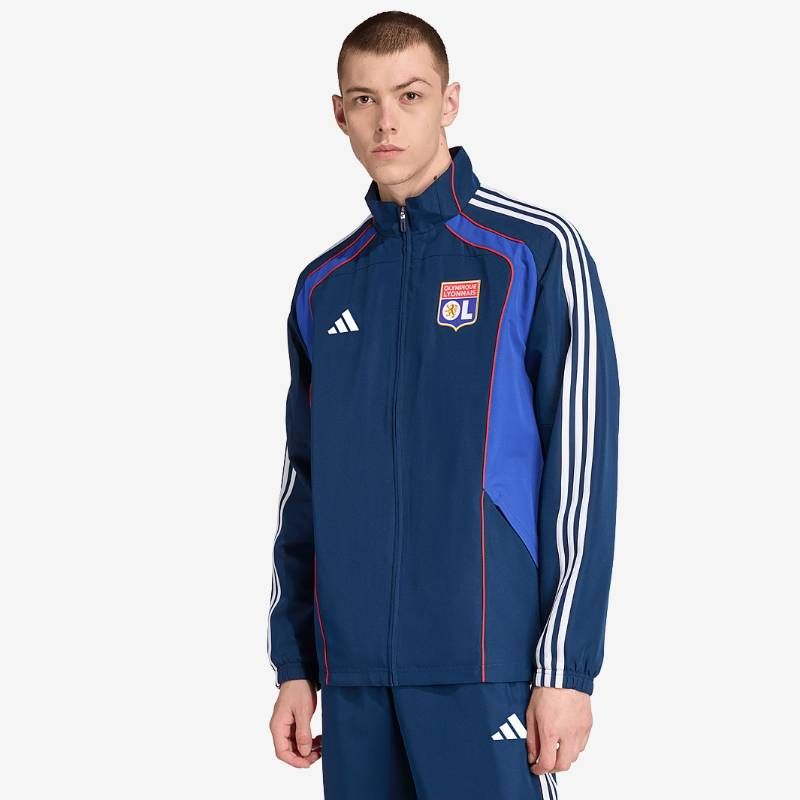 【送料無料・匿名配送】adidas アディダス オリンピック・リヨン トラックジャケット 25/26 紺 ネイビー 2010sレトロ 新品 正規品 日本未発売