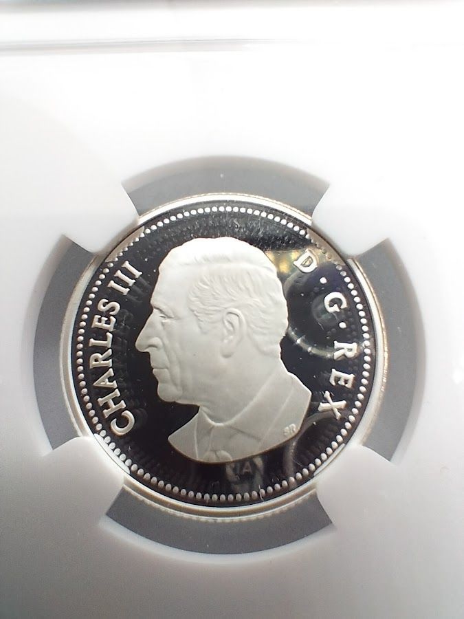 NGC PF69 2025 カナダ 25C .9999 銀貨プルーフ カリブー NGC PF69 2025年カナダ 25セント .9999 シルバー プルーフ カリブー
