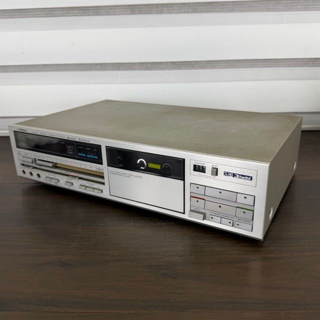 Victor DD-66 3HEAD ステレオカセットデッキ 音はなりますがすぐ止まっ