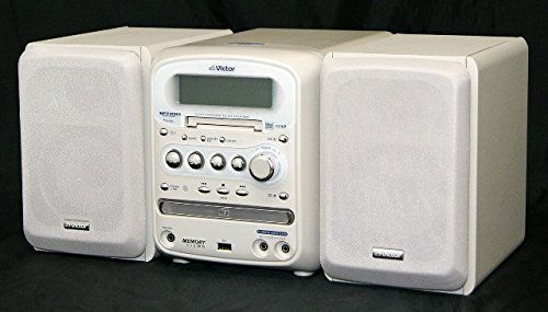 中古】Victor ビクター JVC UX-QM3-W ホワイト マイクロコンポーネント