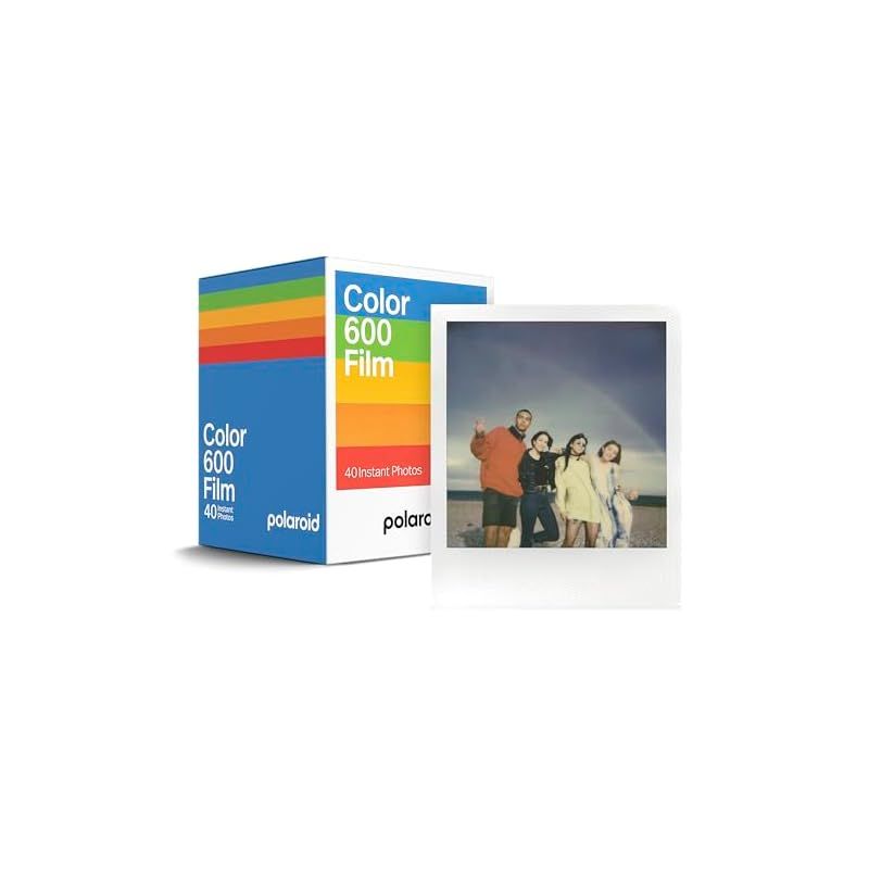 Polaroid(ポラロイド) インスタントフィルム Color film for 600 ? x40 film pack カラーフィルム 40枚入り フレームカラー白 (6013) 1