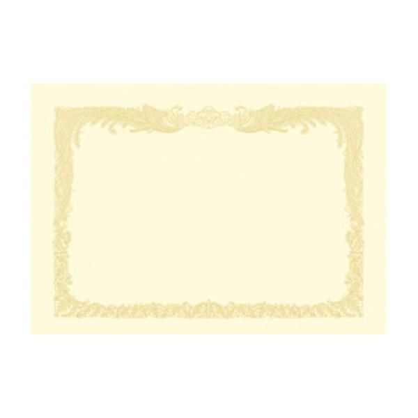 10-1087 OA賞状用紙 クリーム 縦書用 タカ印(ササガワ) A3判サイズ 1冊 （まとめ） OA賞状用紙 クリーム賞状用紙・縦書き 10-1087 10枚入 〔×3セット〕