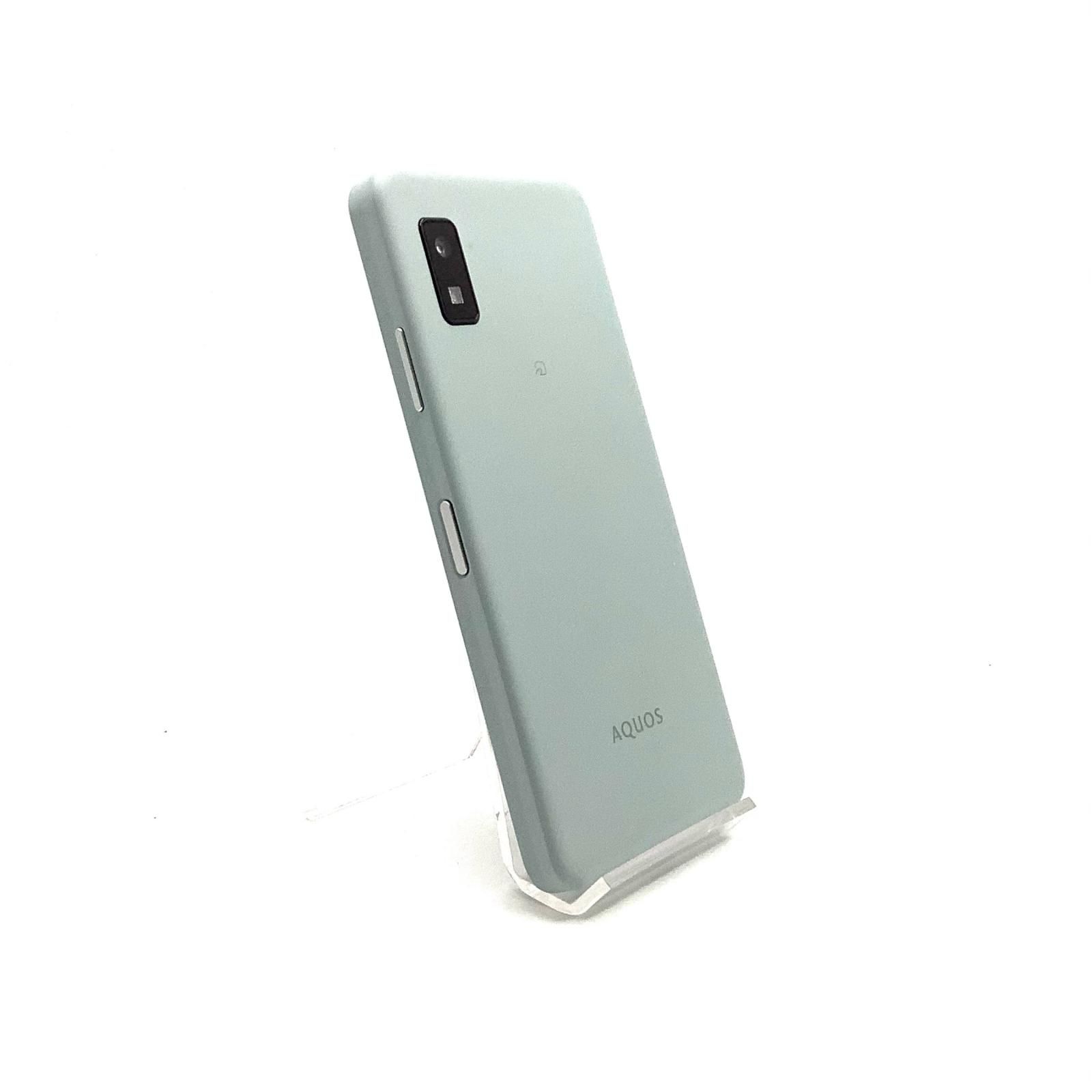 中古AQUOS wish3 64GB グリーン A302SH Y!mobile SIMフリー