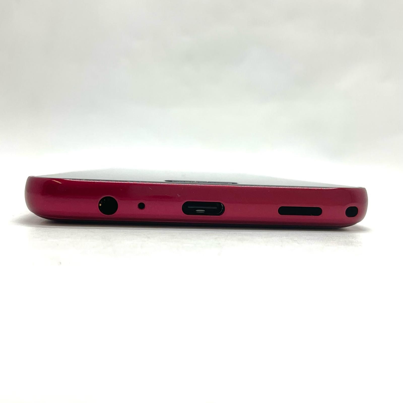 最速発送】 らくらくスマートフォン Lite 64GB レッド系 au SIMフリー 