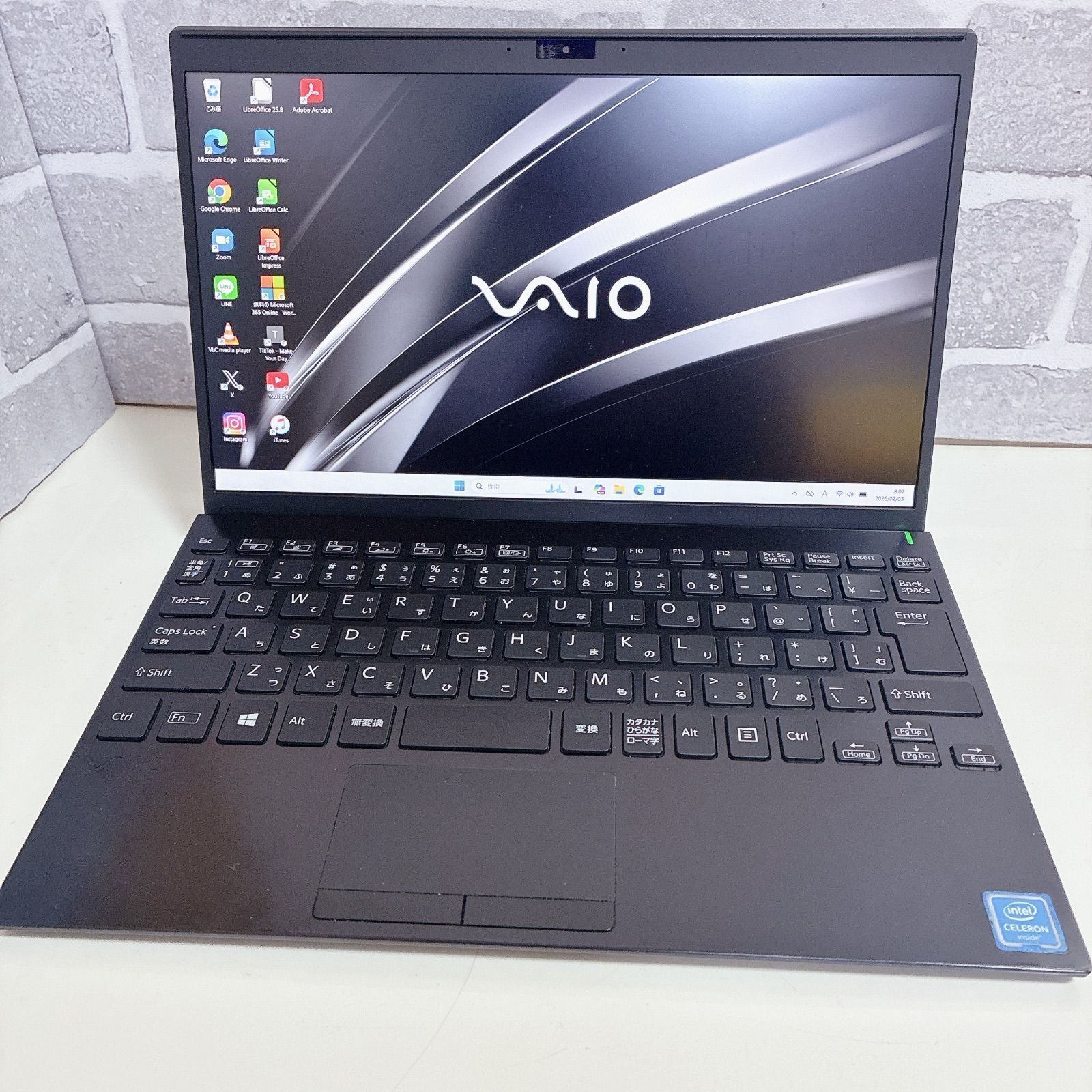軽量 薄型 VAIO Windows11 SSD カメラ 初期設定済 ノートパソコン
