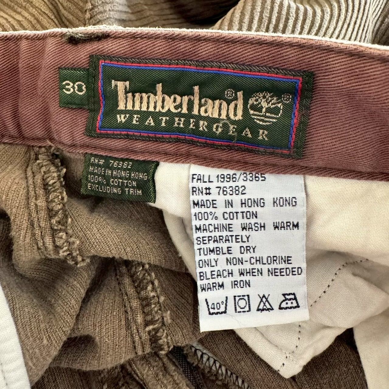 OLD Timberland WEATHERGEAR 90s ティンバーランド ブラウン 厚地 肉厚 