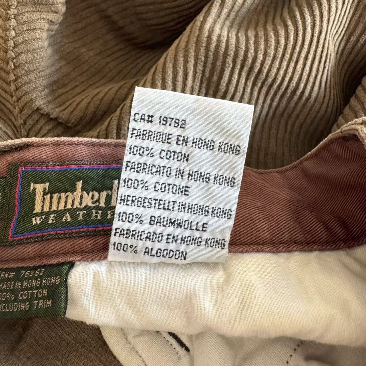 OLD Timberland WEATHERGEAR 90s ティンバーランド ブラウン 厚地 肉厚 