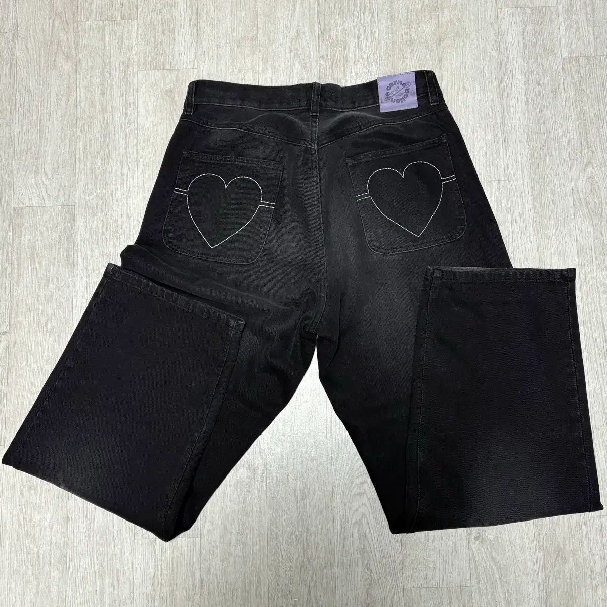 別注 PANTS Carne BOLLENTE HEART DENIM LOVE CARNE BLUE (OFF WILD 