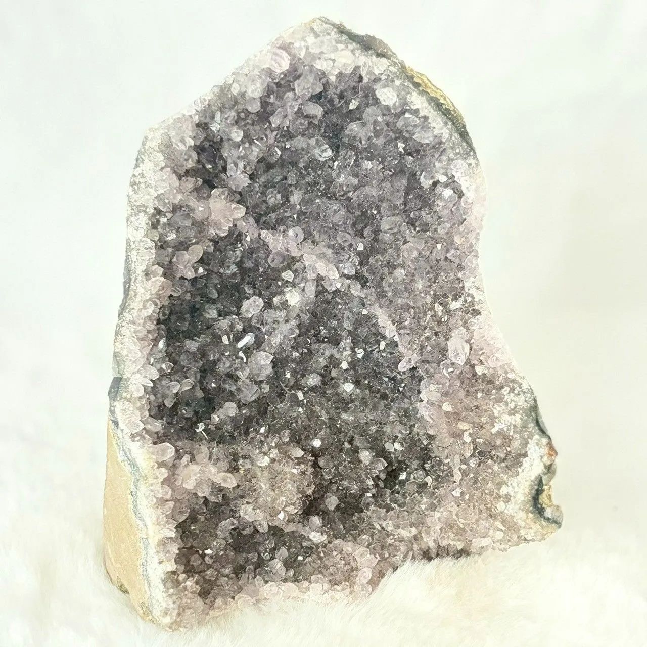 ウルグアイ産 アメジスト514g】ドゥルージー細結晶 ウルグアイ産