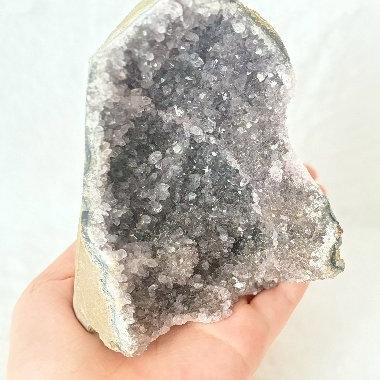 ウルグアイ産 アメジスト514g】ドゥルージー細結晶 ウルグアイ産