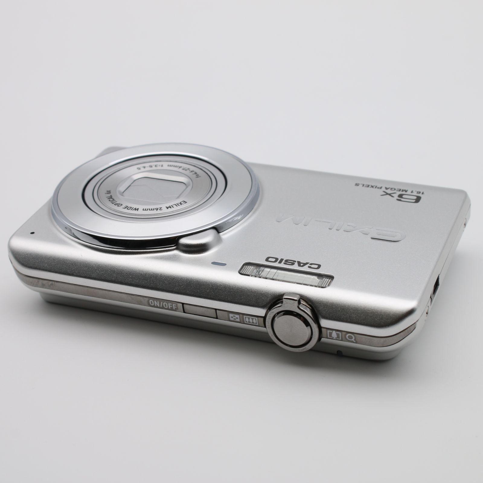 極上品】 CASIO EXILIM EX-ZS29 シルバー 広角26mm 光学6倍ズーム 