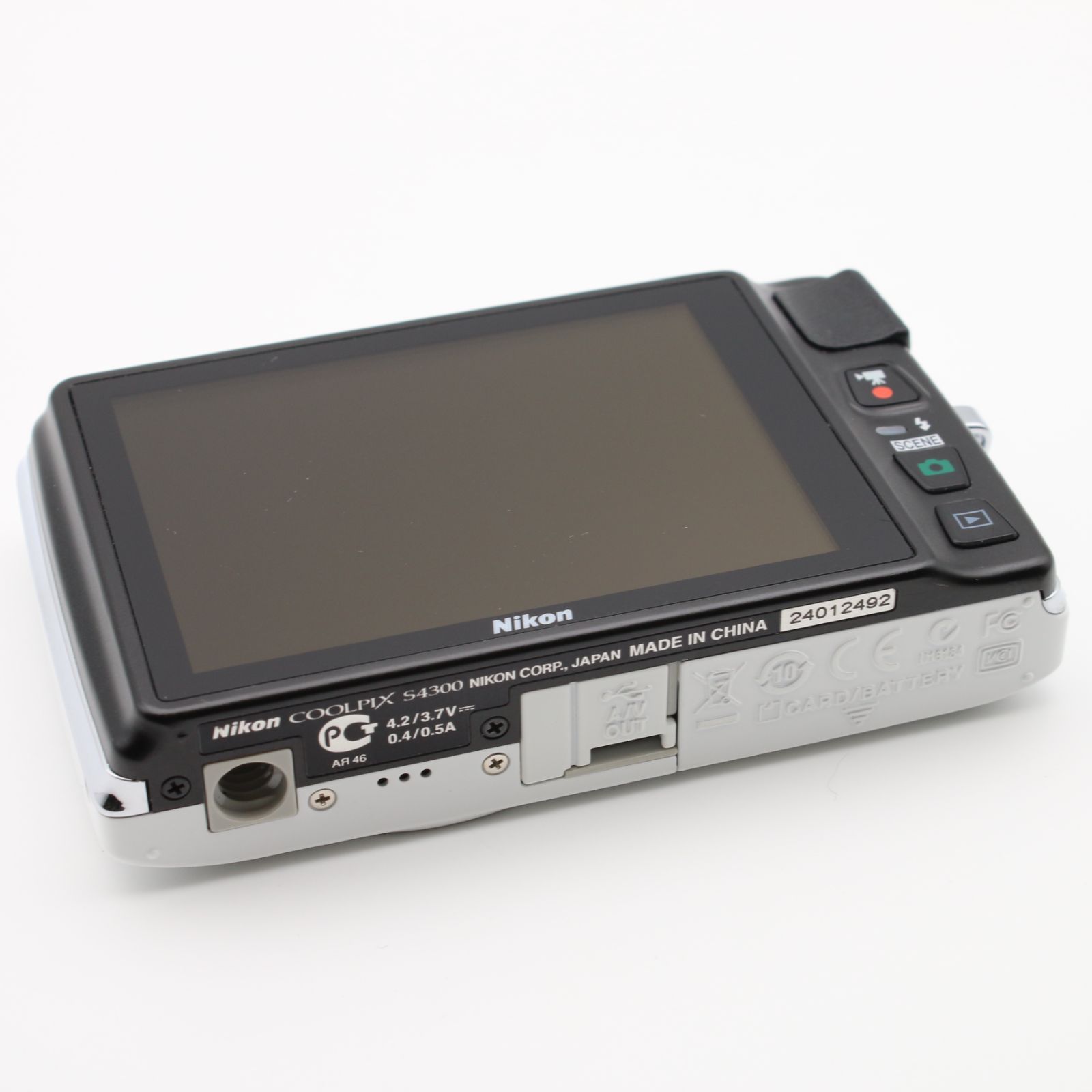 極上品】 Nikon COOLPIX S4300 ホワイト デジタルカメラ #06202126