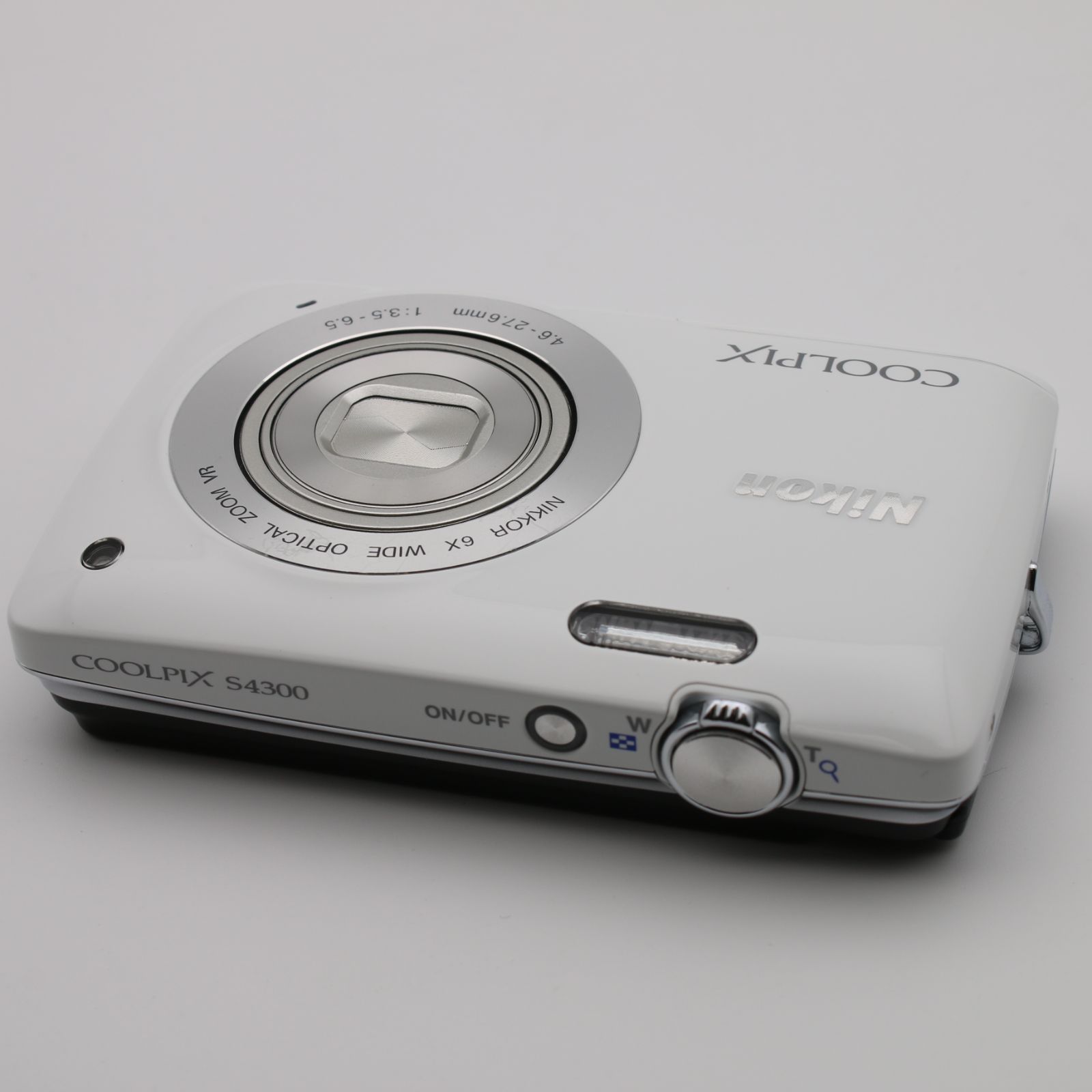 極上品】 Nikon COOLPIX S4300 ホワイト デジタルカメラ #06202126