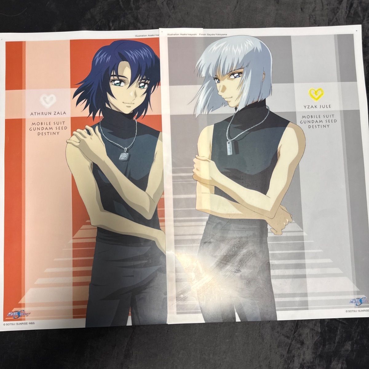 B4ミニクリアポスター 機動戦士ガンダムSEED DESTINY 6点まとめ売り